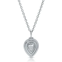 Flash Sale PEAR SHAPED DIAMOND LOULOU LOCKET Pendants