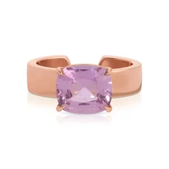 Online PINK SAPPHIRE CUSHION EAR CUFF Ear Cuffs