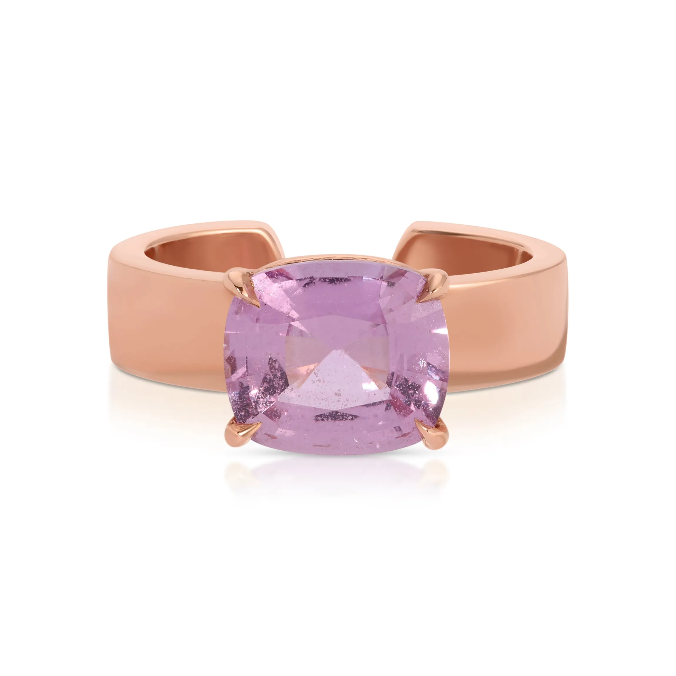 Online PINK SAPPHIRE CUSHION EAR CUFF Ear Cuffs