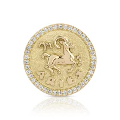 Cheap PINKY DIAMOND ZODIAC RING Pinky