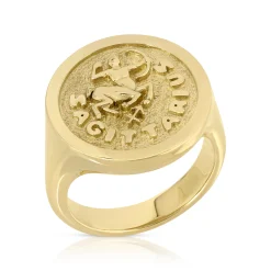 Shop PINKY ZODIAC RING Pinky