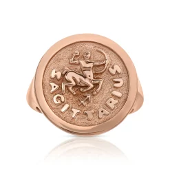 Shop PINKY ZODIAC RING Pinky