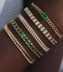 Cheap RADIANT CUT DIAMOND BEZELED BRACELET One Of A Kind