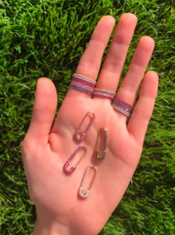 Store ROSE GOLD RUBY ETERNITY BAND Eternity|Stacking