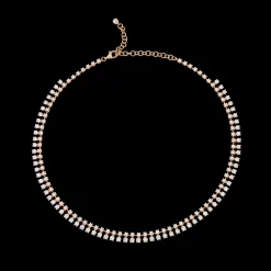 Sale ROUND DIAMOND SHAKER NECKLACE Chokers