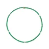Cheap ROUND EMERALD AND DIAMONDS CHOKER One Of A Kind
