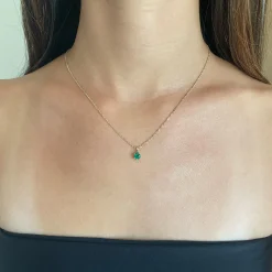 Flash Sale ROUND EMERALD PENDANT Pendants