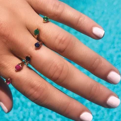 Flash Sale RUBY ORBIT RING Stacking|Orbit