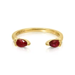 Best Sale RUBY PEAR ORBIT RING Stacking|Orbit