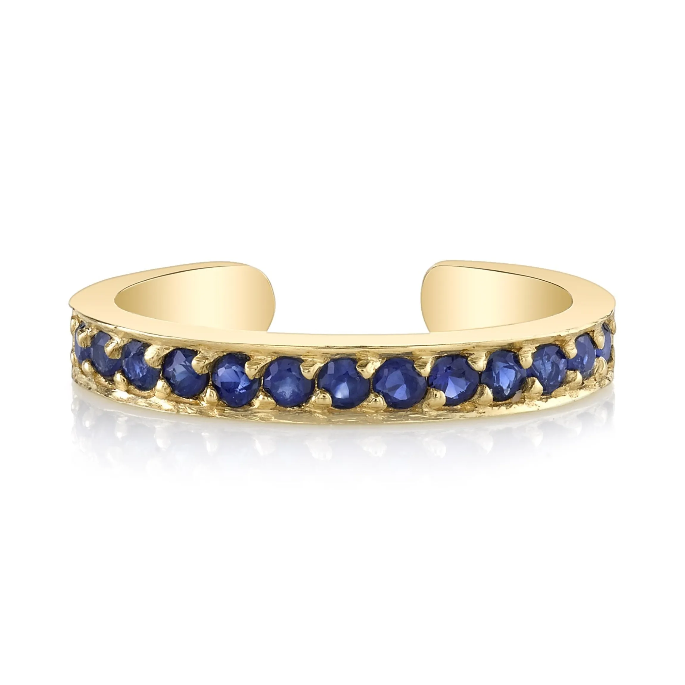 New SINGLE ROW BLUE SAPPHIRE EAR CUFF Ear Cuffs