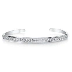 Hot SINGLE ROW DIAMOND CUFF Cuffs