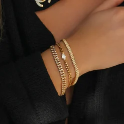 Cheap SMALL CUBAN LINK BRACELET WITH ELONGATED HEXAGON KITE DIAMOND CENTER One Of A Kind