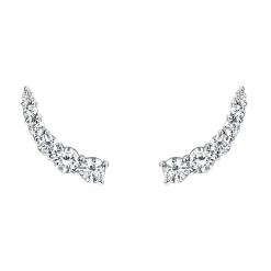 Best SMALL FLOATING DIAMOND STUD Floating