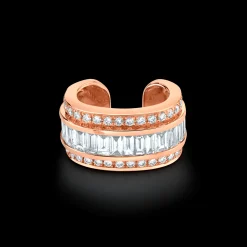 Sale STACKED DIAMOND EAR CUFF Ear Cuffs