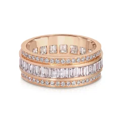 Hot STACKED DIAMOND RING Stacking