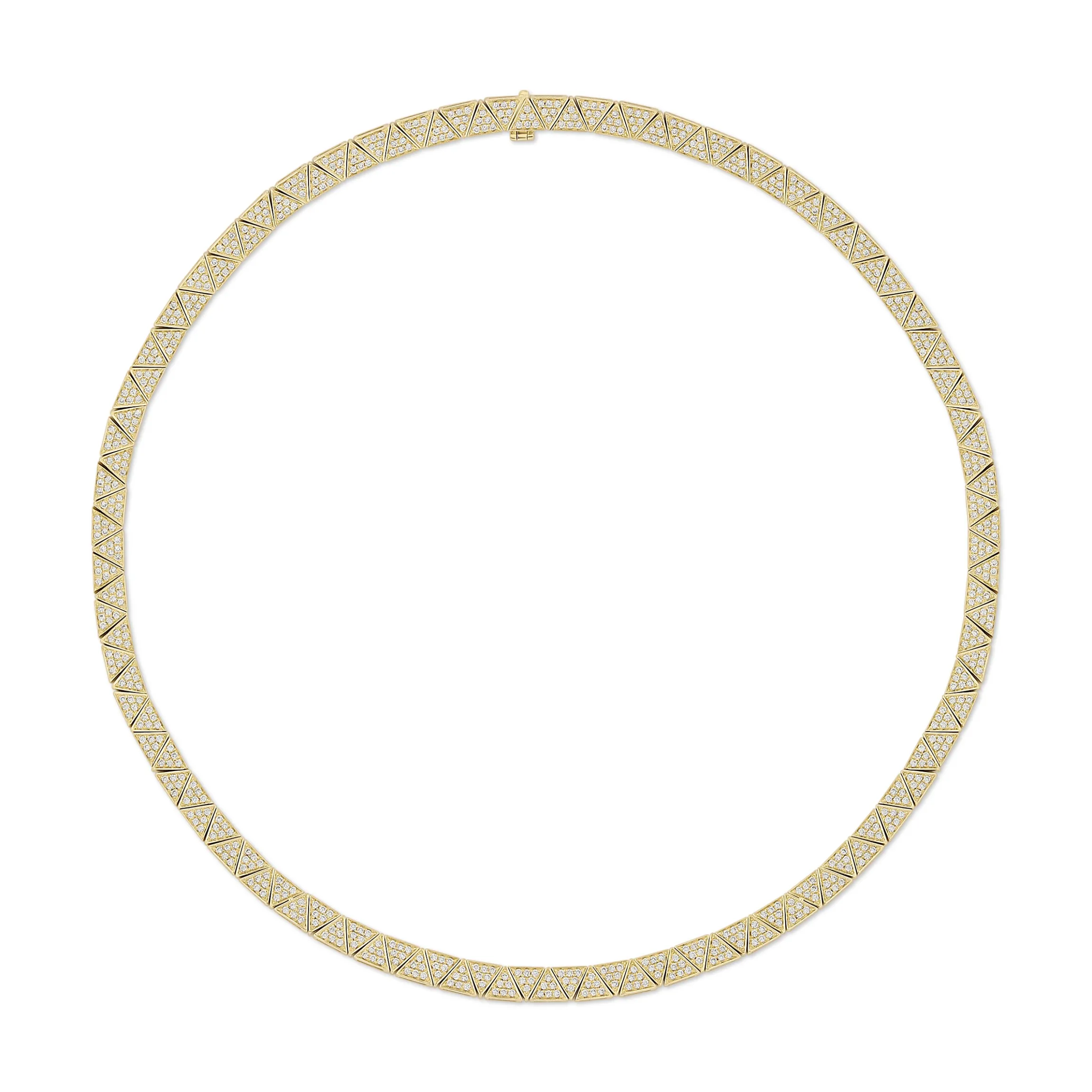 Clearance THIN PAVE DIAMOND CLEO CHOKER Chokers