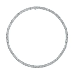 Clearance THIN PAVE DIAMOND CLEO CHOKER Chokers