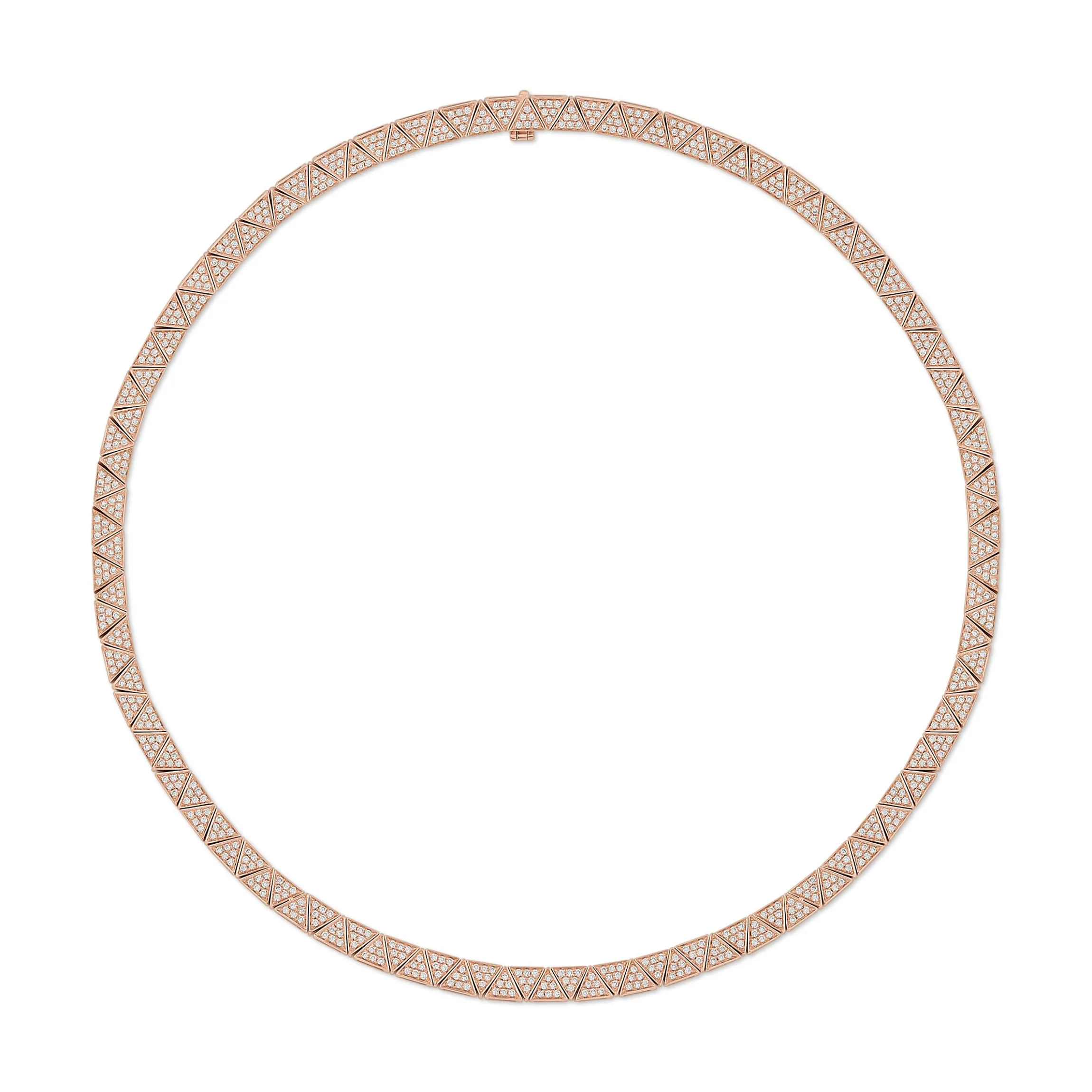 Clearance THIN PAVE DIAMOND CLEO CHOKER Chokers