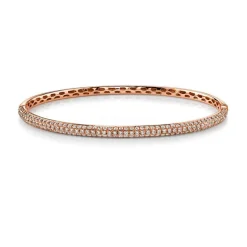 Clearance THREE ROW DIAMOND BANGLE Bangles