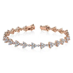 Best TRIANGLE ETERNITY DIAMOND BRACELET Diamond Link