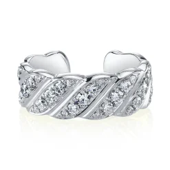 Sale WIDE DIAMOND BRAID EAR CUFF Ear Cuffs