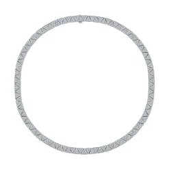 Hot WIDE PAVE DIAMOND CLEO CHOKER Chokers