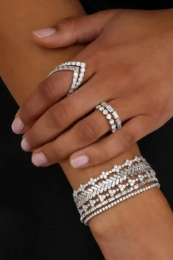 Discount ZIPPER DIAMOND TENNIS BRACELET Diamond Link